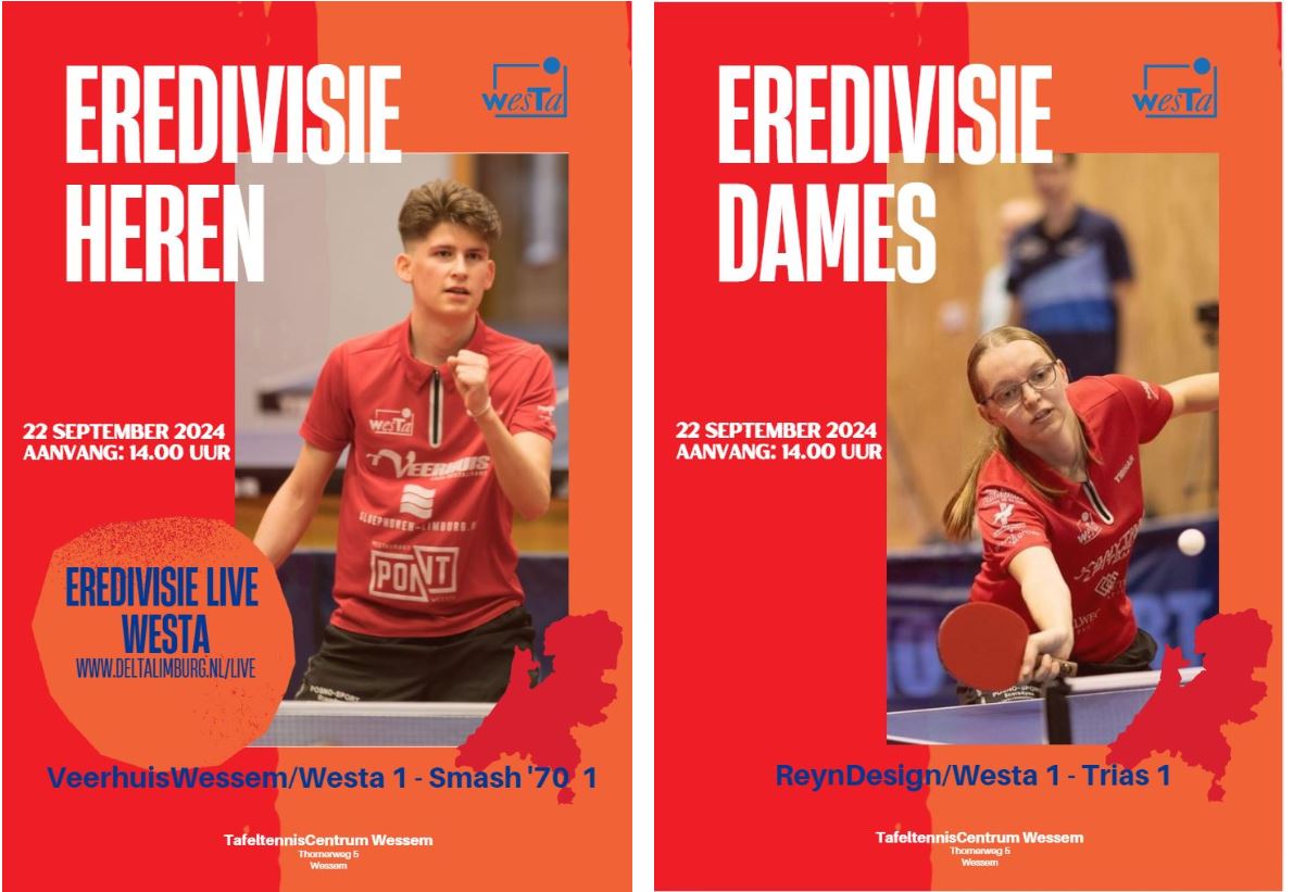 Komend weekeinde overvol competitie programma met op zondagmiddag eredivisie dames en heren