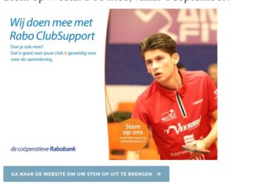 De stemperiode voor Rabo ClubSupport 2024 gaat van start!